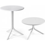 NARDI Bílý plastový zahradní stolek Step 60,5 cm – Sleviste.cz