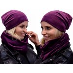 Fashionweek dámský velurový set čepice + trubička-šála ZIZI-BV Fialový – Hledejceny.cz
