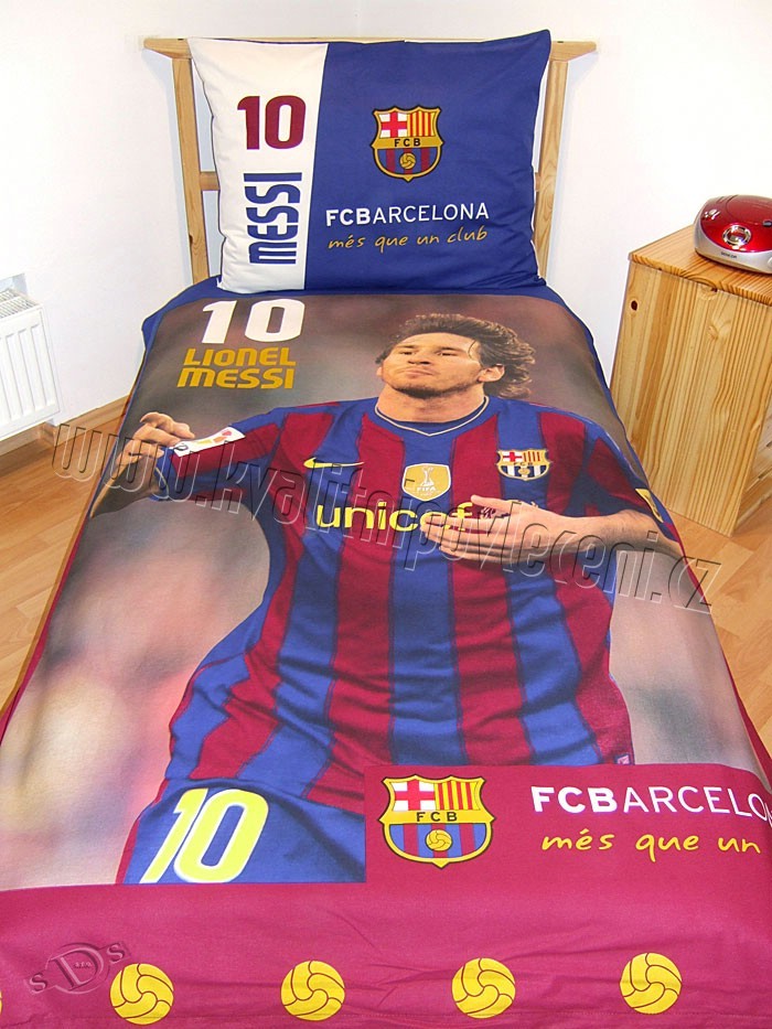 Matějovský Povlečení Barcelona Messi bavlna 140x200 70x90 od 775 Kč -  Heureka.cz