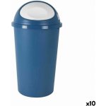 Tontarelli Velký obručový kbelík na odpadky Light Modrá Bílá 50 l 10 ks – Zboží Mobilmania