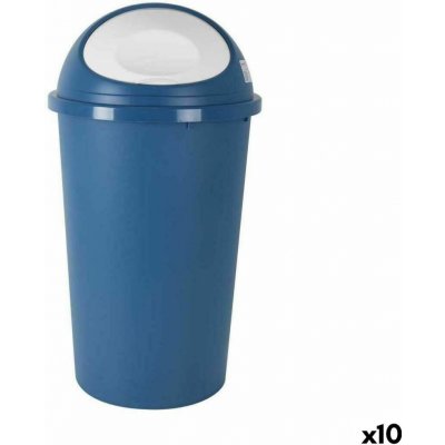 Tontarelli Velký obručový kbelík na odpadky Light Modrá Bílá 50 l 10 ks