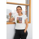 Dámské tričko Filip Zadina #18 Czech National Emblem 2025 White – Zboží Mobilmania