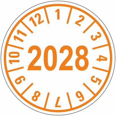 Kontrolní kolečko - 2028 samolepící vinylová fólie 25 mm aršík 30 kusů – Hledejceny.cz