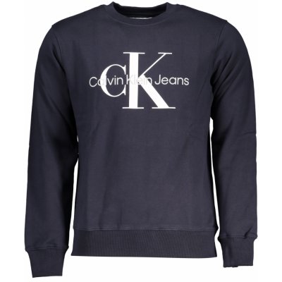 CALVIN KLEIN MEN BLUE ZIPLESS SWEATSHIRT