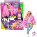 Barbie extra v růžové bundě – Zbozi.Blesk.cz