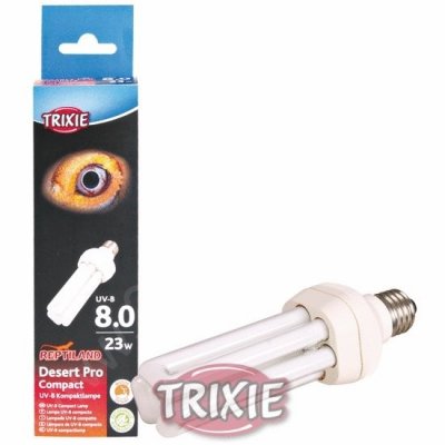 Trixie Desert Pro Compact 8.0, UV-B Compact Lamp 23 W – Zboží Mobilmania