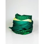 zelený kašmírový šátek s kuličkami – Zbozi.Blesk.cz