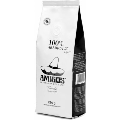 Caffé Trieste Amigos 7 Origini 100% arabika zrnková 250 g – Hledejceny.cz