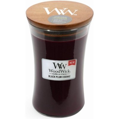 WoodWick Black Plum Cognac 609,5 g