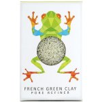 The Konjac Sponge Company konjaková houba Mini Žába s francouzským zeleným jílem – Zboží Dáma