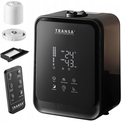 Ionizátor ultrazvukový zvlhčovač Transa Electronics AquaMist 40 W černý – Zbozi.Blesk.cz