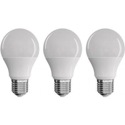 Emos Žárovka LED True Light, klasik, 7,2W, E27, teplá bílá, 3 ks – Sleviste.cz