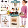 Dětská kuchyňka Doris dětská mini kuchyňka se zvuky a tekoucí vodou Fashion Kitchen růžová