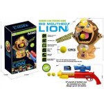 KIK střílející sada pistole na pěnové míčky s terčem ve tvaru lva – Zboží Dáma