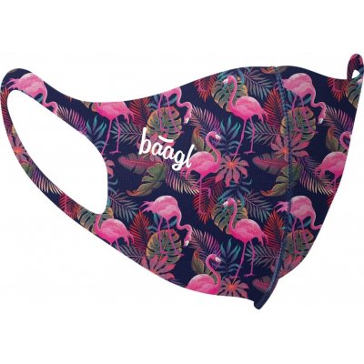 Baagl Antibakteriální rouška pro děti Flamingo – Zboží Dáma