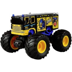 Amewi modrá komutátorový RC model auta elektrický monster truck zadní 2WD 4x2 RtR 2,4 GHz 1:18