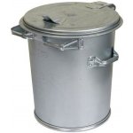 Manutan Expert Kovová venkovní popelnice 70 l – Sleviste.cz