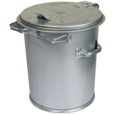 Manutan Expert Kovová venkovní popelnice 70 l – Sleviste.cz