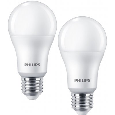 Philips 2x LED Žárovka E27 A60 13W = 100W 1521 lm 2700K teplá bílá – Hledejceny.cz