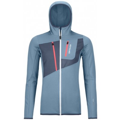 Ortovox Fleece Grid Hoody W light blue – Sleviste.cz