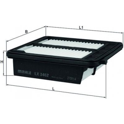 Vzduchový filtr MAHLE LX 3462 – Hledejceny.cz