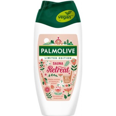 Palmolive krémový sprchový gel Sauna Retreat Teplá vůně dřeva a vanilky 250 ml – Zbozi.Blesk.cz