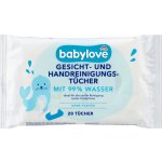 Babylove vlhčené ubrousky s obsahem 99 % vody 20 ks – Sleviste.cz