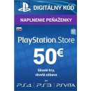 PlayStation dárková karta 50€
