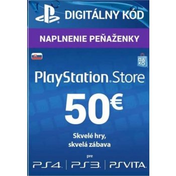 PlayStation dárková karta 50€