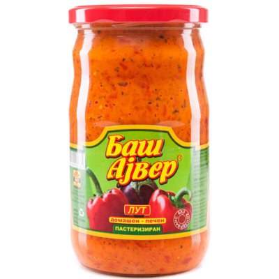 BAŠ Ajvar mírně pálivý makedonský 660 g – Zboží Dáma