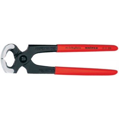 KNIPEX Štípací kleště s kladivem a máčenou rukojetí 210 mm 08117 – Zboží Dáma