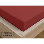 Brotex Napínací satén prostěradlo vínové 140x200 – Hledejceny.cz