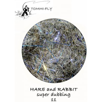 Tommi-Fly HARE & RABBIT SUPER DUBBING black tyrkys – Hledejceny.cz