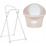 Shnuggle Vanička pro miminko s výpustí Baby Taupe – Sleviste.cz