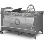 Lionelo Cestovní postýlka Flower Grey Stone – Zboží Dáma