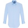 Pánská Košile Premier Workwear pánská bavlněná košile s dlouhým rukávem PR244 pale blue