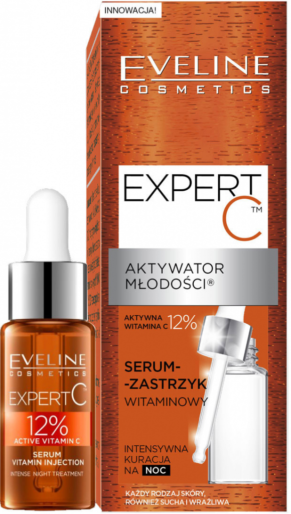 Eveline Cosmetics Expert C noční vitaminové sérum 18 ml od 158 Kč -  Heureka.cz