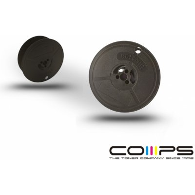 COMPS Barvící páska pro psací stroje DIN 1, DIN 13/10, LAND, PA červenočerná – Zboží Živě