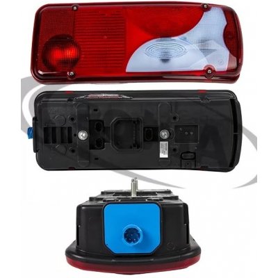 Svítilna zadní 7-dílná 400x160x88 se zásuvkou p man tga, tgl 0146937_A, , , | Zboží Auto