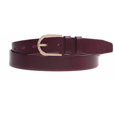 Dámský kožený opasek Špongr 3015 vínový – Sleviste.cz