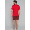 Pánské pyžamo Italian Fashion Narwik pánské pyžamo krátké červené