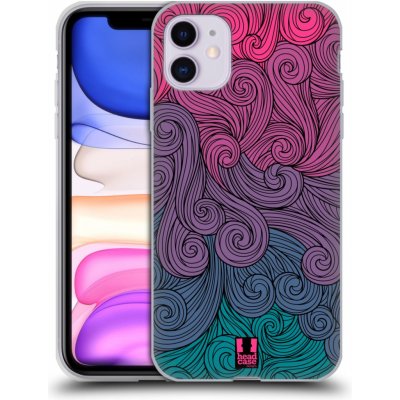 Pouzdro HEAD CASE Apple iPhone 11 Swirls Hot Pink – Zboží Mobilmania