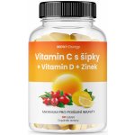 MOVit Vitamin C 1200 mg se šípky + Vitamin D + Zinek PREMIUM 90 tablet – Hledejceny.cz