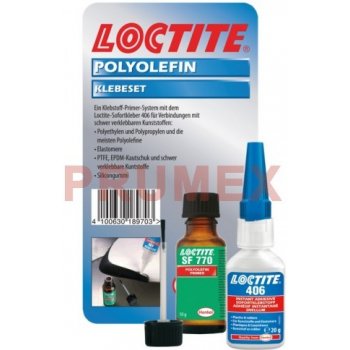 LOCTITE sada 406 + 770 na polyolefiny 20+10g