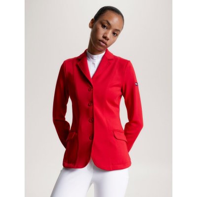 Tommy Hilfiger Sako Equestrian Hickstead dámské fierce red – Sleviste.cz
