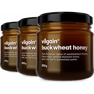 Vilgain Pohankový med Multipack 3 x 250 ml – Zboží Dáma