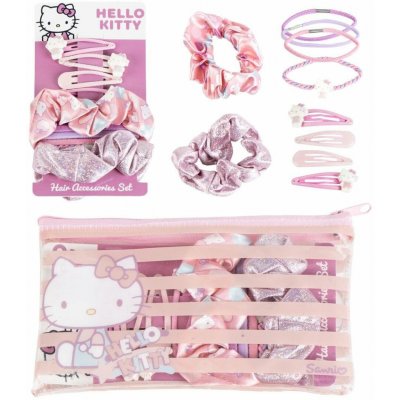 Cerda Sada vlasových doplňků s taštičkou Hello Kitty