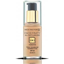 Max Factor Facefinity 3v1 All Day Flawless make-up 75 golden 30 ml