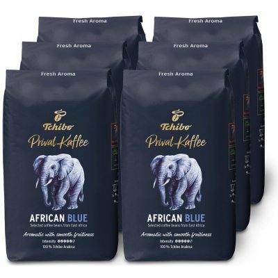 Tchibo Privat Kaffee African Blue zrnková 6 x 0,5 kg – Hledejceny.cz