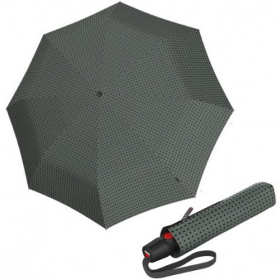 Knirps T.200 2 Cross elegantní dámský plně automatický deštník šedý